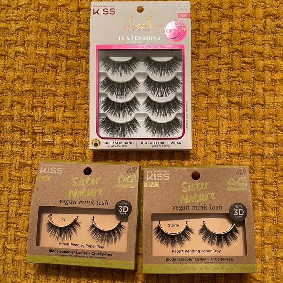 BRAND NEW ✨ Bundle of KISS false eyelashes - Picture 1 of 4